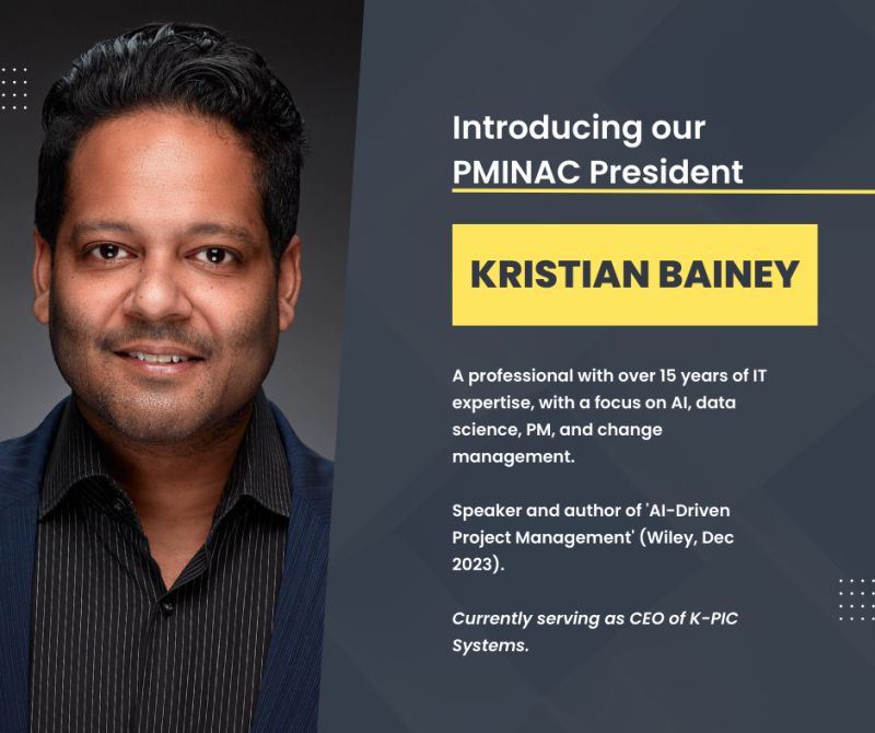 Kristian Bainey introduced as PMINAC President